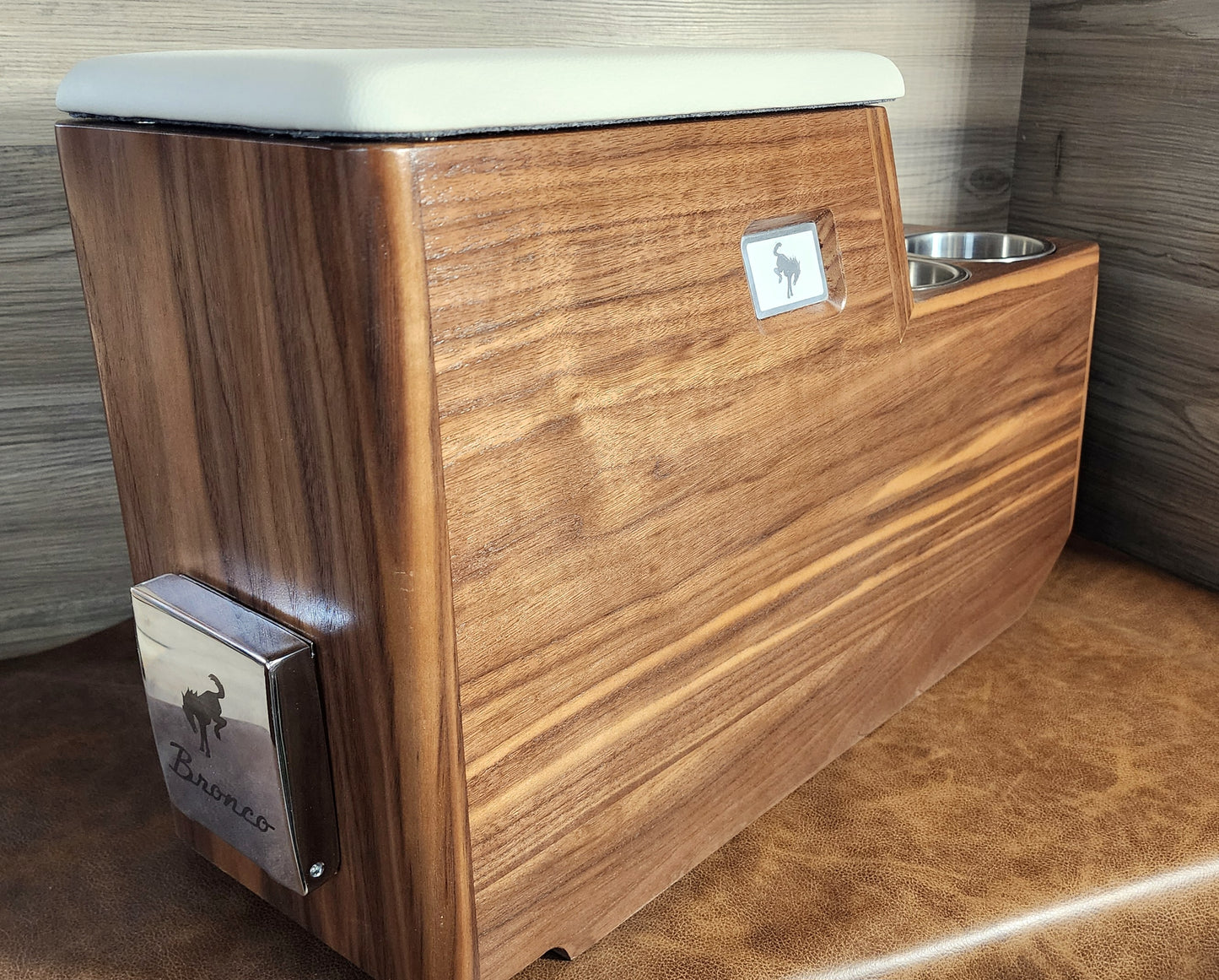 Early Bronco XL walnut console
