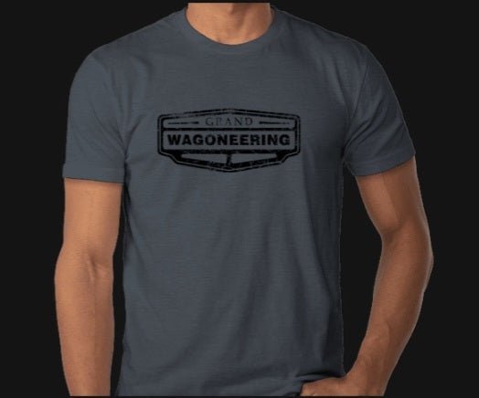 Mens Distressed Logo T-shirt