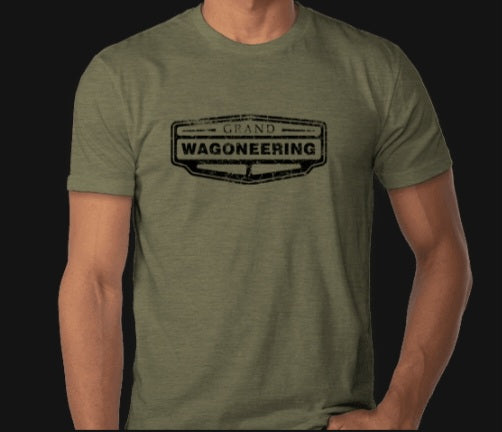Mens Distressed Logo T-shirt