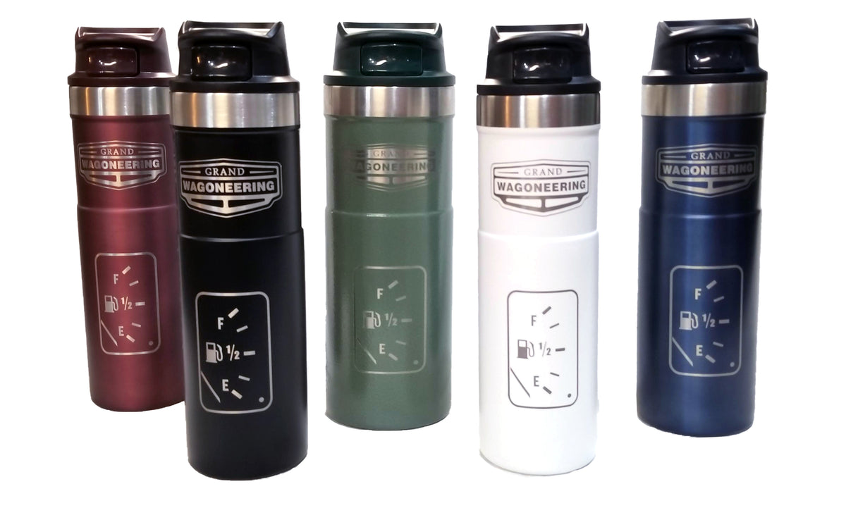 Grand Wagoneering 20 0z Trigger Action Travel Mug Smiles Per Gallon